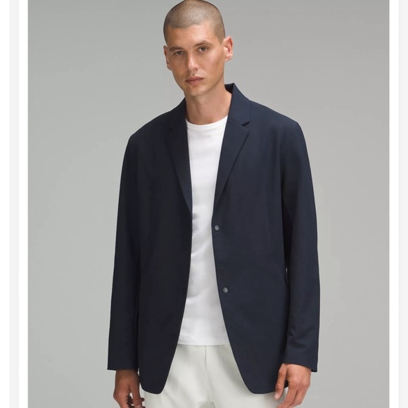 Lululemon Men’s New Venture Blazer Jacket Classic Navy Blue Size XL NWT - Picture 1 of 11
